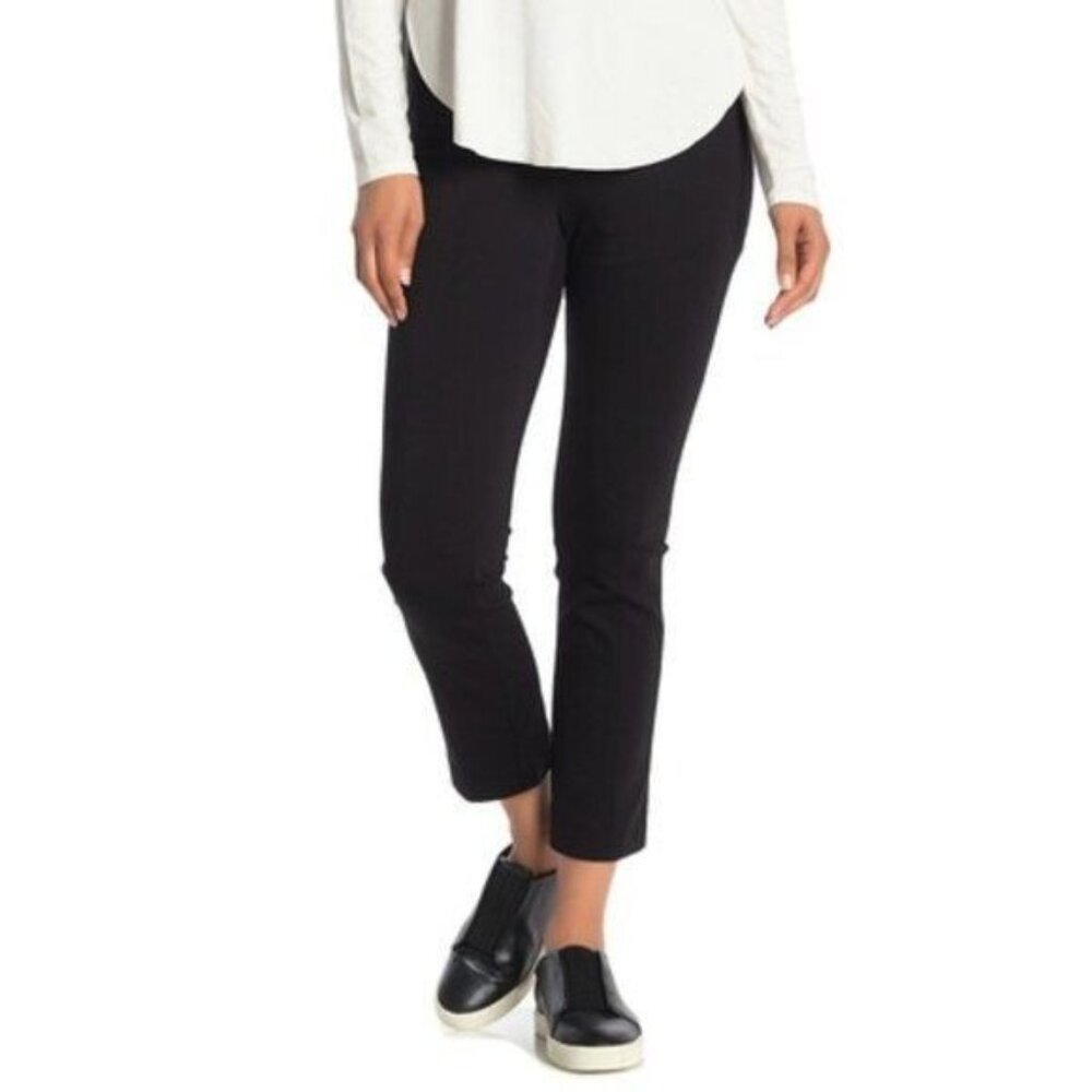 Vince Pants Black Crop Stove Pipe Stretch Ankle Pants SZ 4 NWT $295